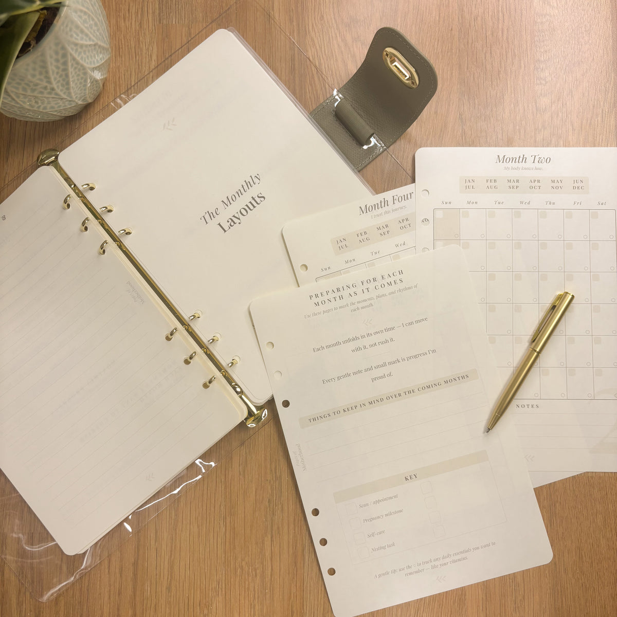 The Monthly Layouts