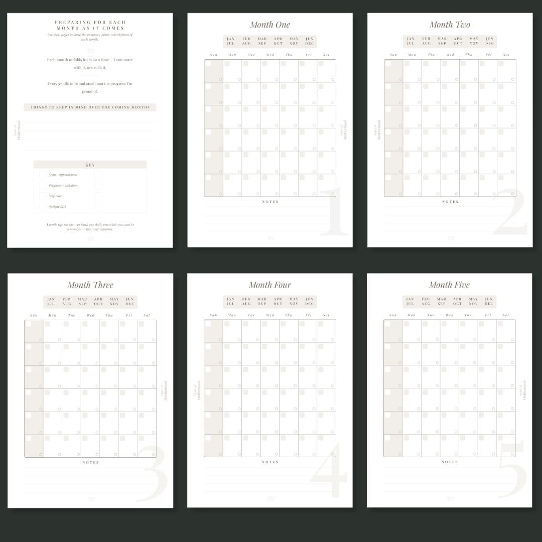 The Monthly Layouts