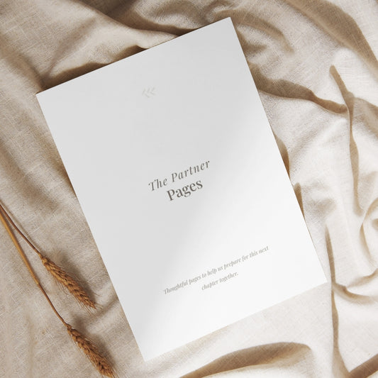 Flatlay Partner Pages Insert Cover