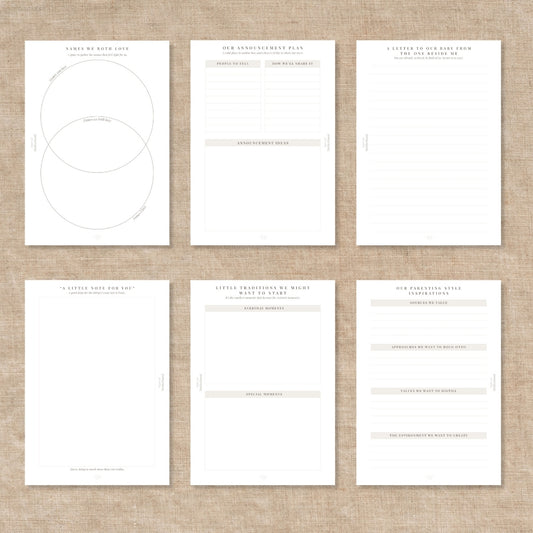 Flatlay Partner Pages Insert pages