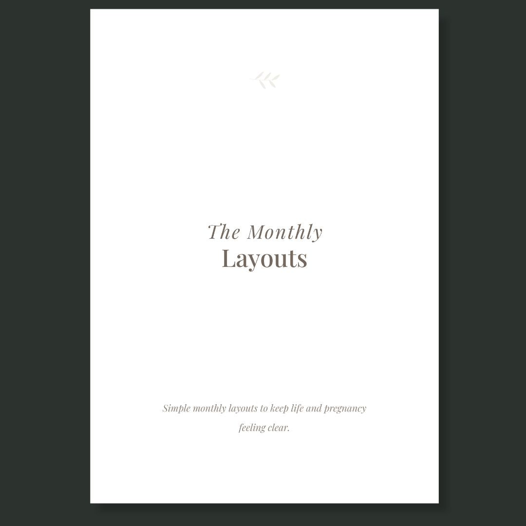 The Monthly Layouts