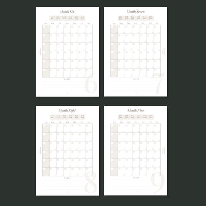 The Monthly Layouts