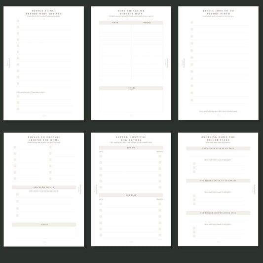 The Pregnancy Checklists
