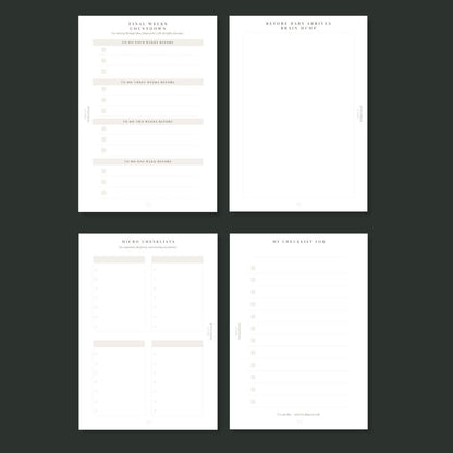 The Pregnancy Checklists